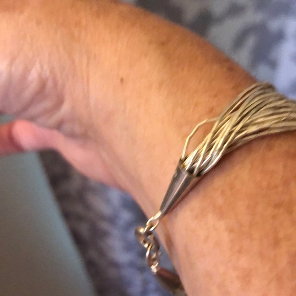 Sterling silver beaded Multi-Strand Bracelet - Picture 4 of 7